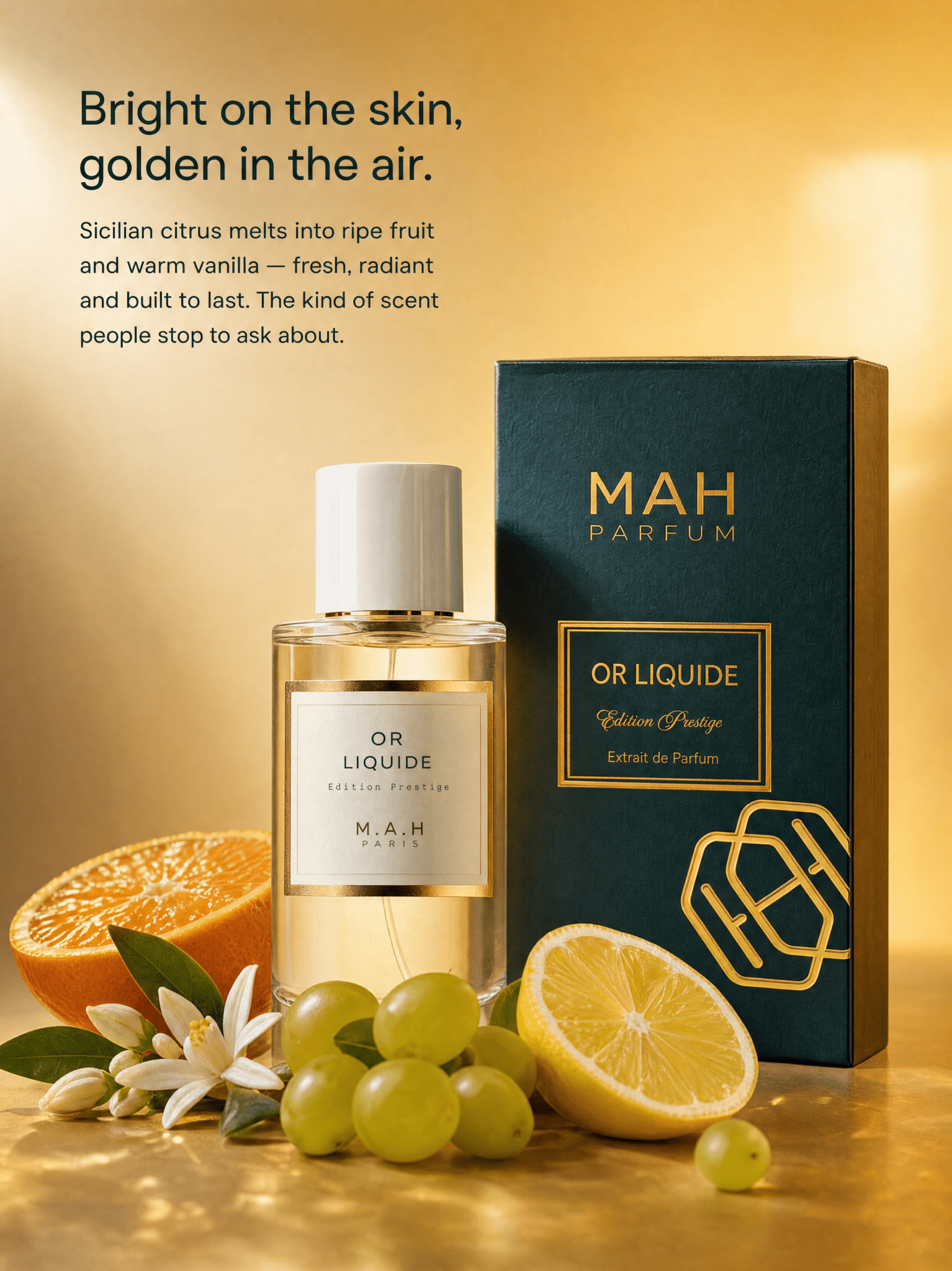 Or Liquid – MAH Parfum - Maison Abrar Paris