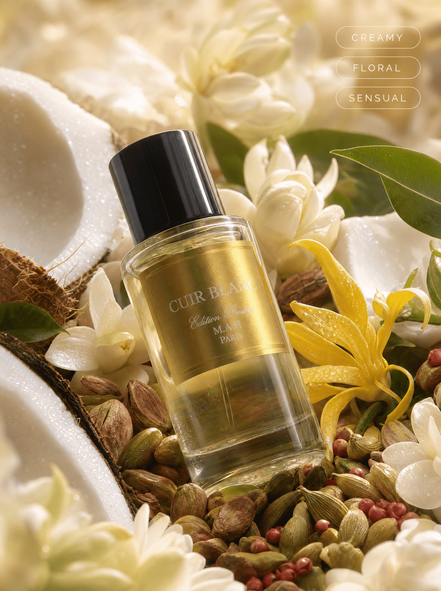 Cuir Blanc – MAH Parfum - Maison Abrar Paris