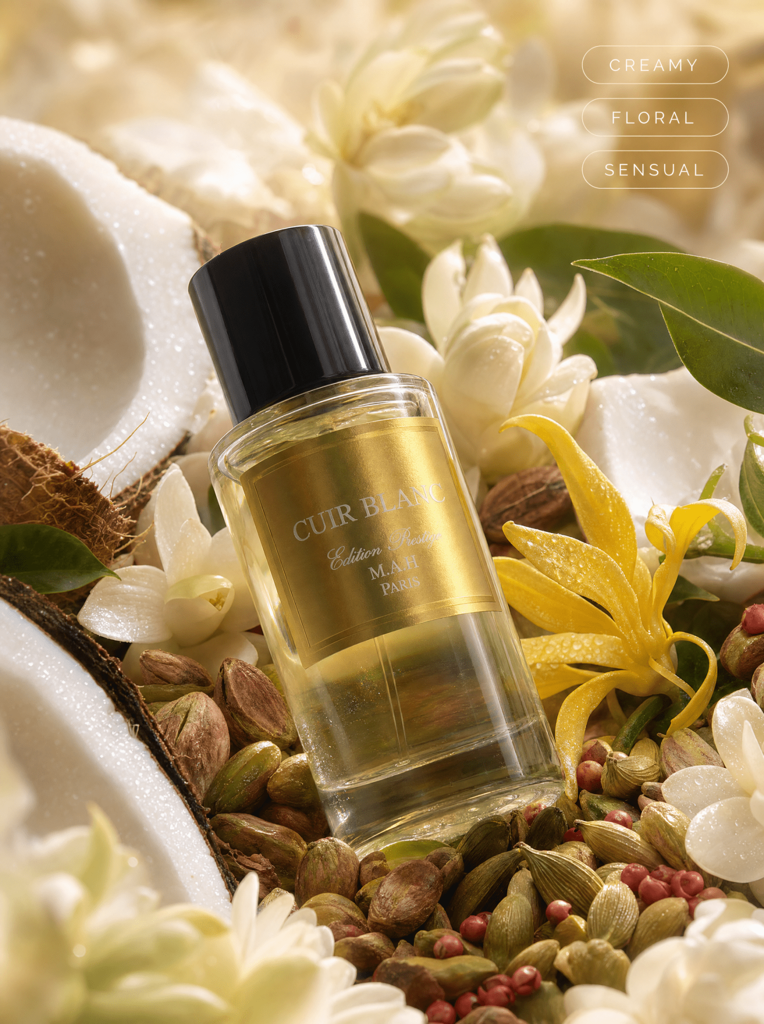 Cuir Blanc – MAH Parfum - Maison Abrar Paris
