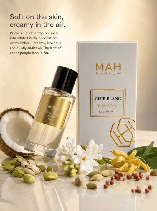 Cuir Blanc – MAH Parfum - Maison Abrar Paris