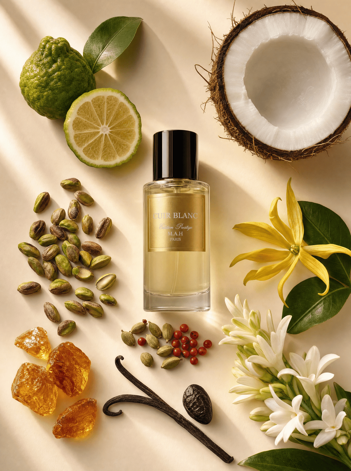 Cuir Blanc – MAH Parfum - Maison Abrar Paris