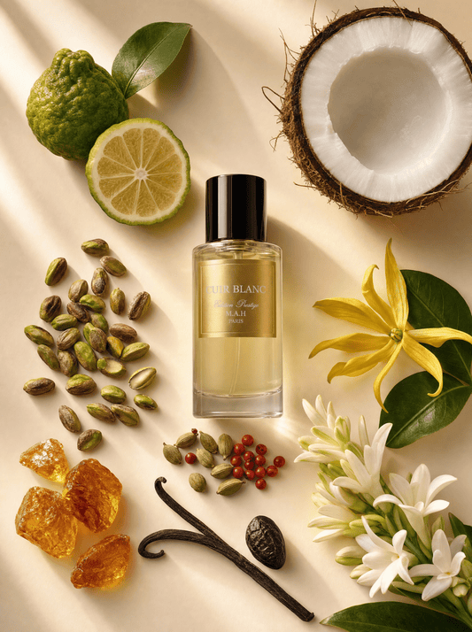 Cuir Blanc – MAH Parfum - Maison Abrar Paris